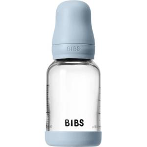 BIBS Baby Glass Bottle Round Latex шише против колики Baby Blue - notino - 33,05 лв