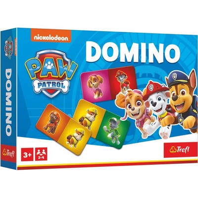 Trefl Domino papírové Tlapková patrola/Paw Patrol 21 kartiček v krabici 21x14x4cm