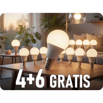 V-tac E14 LED žárovka 4.5W, 470lm, P45 Neutrální bílá