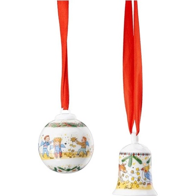 Vánoční porcelánová ozdoba na stromeček koule Christmas Lights 6 cm Rosenthal