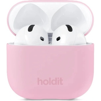 Holdit Kaлъф Holdit за AirPods 4, Silicone Case, Розов
