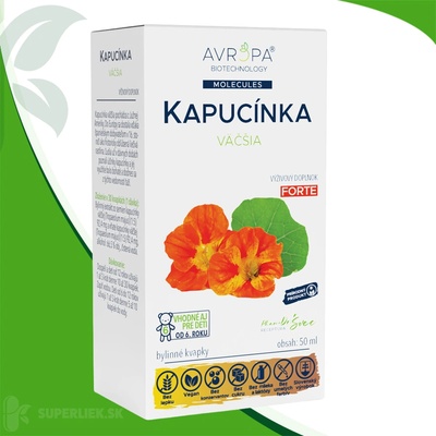 Avropa Kapucínka bylinné kvapky 50 ml