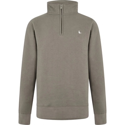 Jack Wills Блуза Jack Wills Jack Barchester Quarter Zip Sweatshirt - Slate