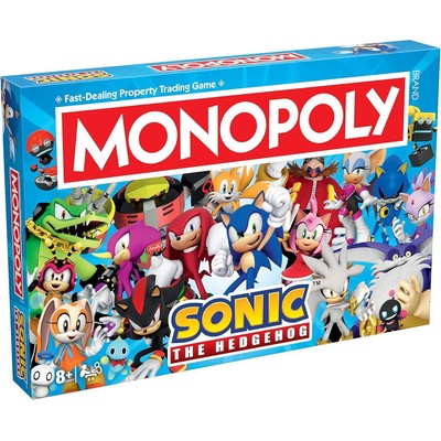 Winning Moves Настолна игра Monopoly - Sonic
