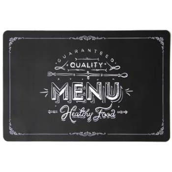 Image 1 of Horecano HORECANO-Подложка за хранене DARK MENU 43, 5 x 28, 5 cm (PPCO-27183A) (0124280)