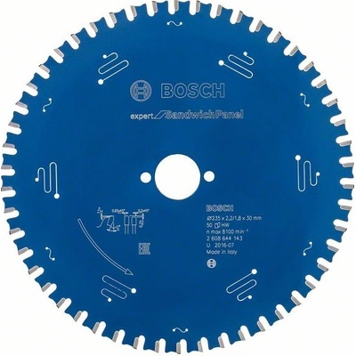 Bosch Pílový kotúč Expert for Sandwich Panel 235 x 30 x 2,2 mm, 50 1ks 2608644143