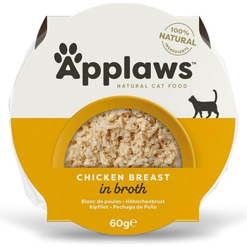 Applaws cat s kuracími prsiami vo vývare 60 g
