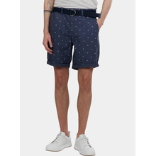 Fundango pánské šortky North Shore Chino bílá modrá