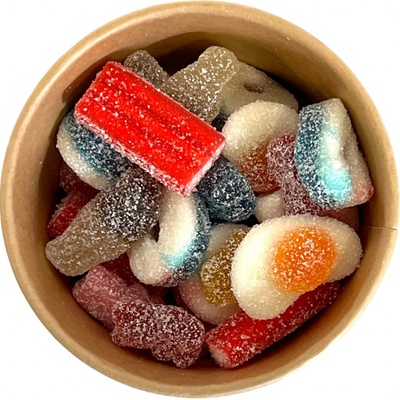Nutworld Kyselé želé bonbóy MIX 230 g