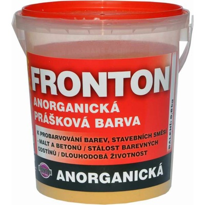 Fronton prášková farba do stavebných zmesí malty a betónov 800 g 0651 žltá