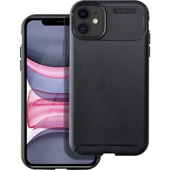 GKK Силиконов Калъф за iPhone 11, New Carbon Case, Черен (5903396177859)