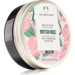 The Body Shop British Rose Body Butter масло за тяло с аромат на рози 200ml