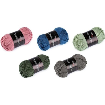 Pletací příze Classic Merino 50 g - 12 (61179) hořčicová