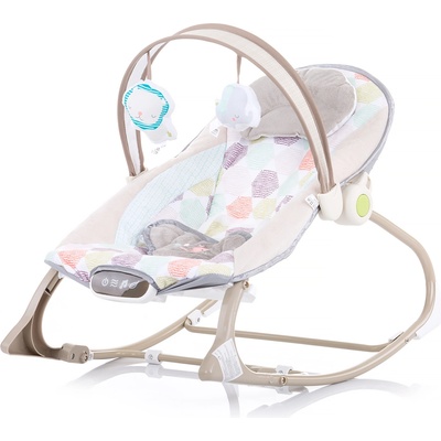 Chipolino, ROCKER Музикален шезлонг "Dolce" птиче (SHEDL0203BR)