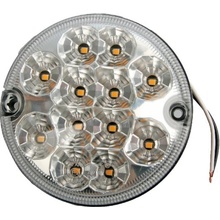 MULTIPA Couvací světlo zadní kulaté, 95 mm, 12 x LED, 12 / 24 V