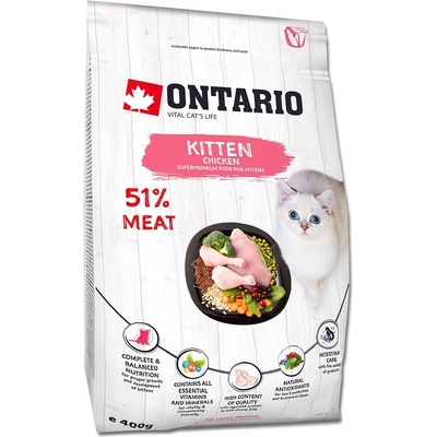 ONTARIO Онтарио Котенце Пиле 400 г