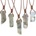 HARAHU Колие Colorful Stone - Зелена 2 KP28563