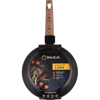 Galicja Nepriľnavá panvica 24 cm čierna