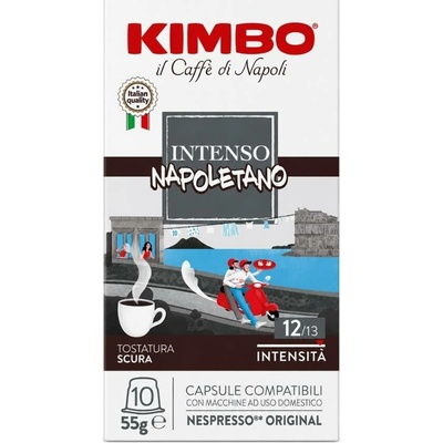Kimbo Intenso Napoletano kompatibilní s Nespresso 10 kapslí