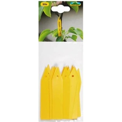 Nohel Garden NG 49931 Visačka s drátkem žlutá 9,5x1,8cm 20ks 10x80x210