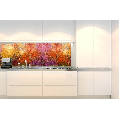 DIMEX ART Фототапет за кухня - цветен флорален фон 180 x 60 см