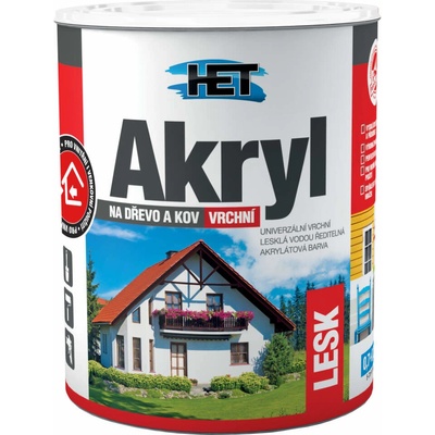 HET Akryl lesk 0,7kg biela