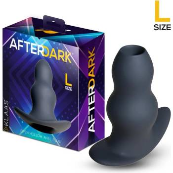 Image 1 of Afterdark Klaas Open Hollow Anal Plug Black L