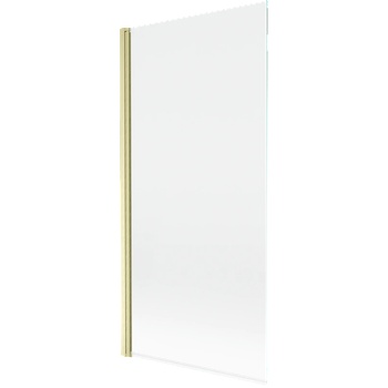 Mexen Mist параван за вана 1-крилен 90 x 150 см, прозрачен, златисто четкан - 8A9-090-001-55-00 (8A9-090-001-55-00)