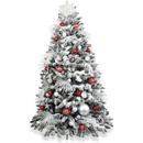 LAALU Ozdobený stromeček POLÁRNÍ RŮŽOVÁ 150 cm s 133 ks ozdob a dekorací