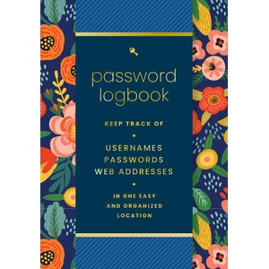 Password Logbook (Hip Floral) | Editors of Rock Point (ISBN: 9781631069567)