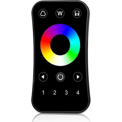 Skydance LED ovladač RF RGBW (4 zóny) - R8 Barva: Černá