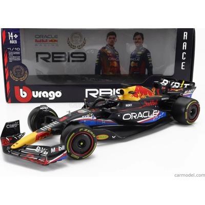 Bburago Red bull F1 Rb19 Team Oracle Red Bull Racing N 1 World Champion Winner Austin Usa Gp 2023 Max Verstappen Matt Blue 1:18