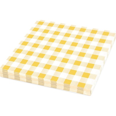 Sahm servítky 1 V KARO žltý 100006341 33x33cm 100ks