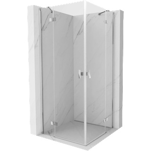 Mexen Mist-H Duo Душ кабина отваряема 85 x 85 см, прозрачна, хром - 8A5-085L-085P-01-00 (8A5-085L-085P-01-00)