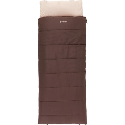 Outwell Синтетичен спален чувал Outwell Contour Supreme Coffee Synthetic sleeping bag - Brown - размер 220 x 85 cm (514-1715-0111)