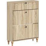 vidaXL Шкаф за обувки ALKMAAR 78 x 24 x 103 см Инженерна дървесина (896217)