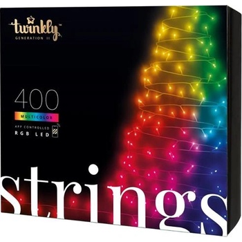 Smart LED vianočná reťaz TWINKLY Strings TWS400STP-BEU 20m WiFi