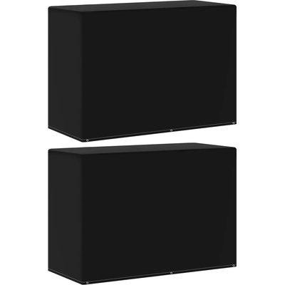 Petrashop 3082847 Plachty na zahradní nábytek a grily 2 ks 6 oček 180x80x125 cm – Hledejceny.cz