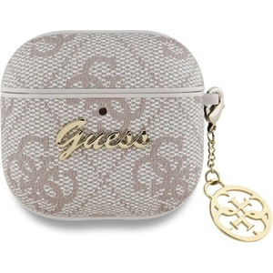 Guess Калъф за Apple AirPods 4 - Guess 4G Charm Collection (GUA4G4GSMP) - Розов