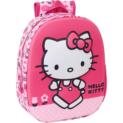 Dětský batoh 3D Hello Kitty 33cm
