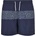 Urban Classics Бански гащета Urban classics Block Pattern swimming shorts - Blue (Dark Blue / White)