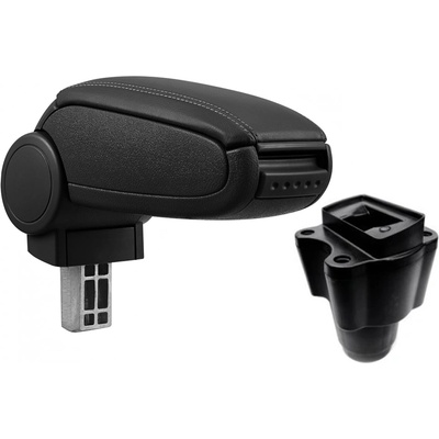 Pro. tec Подлакътник Dacia SANDERO 2016+, черен, еко кожа