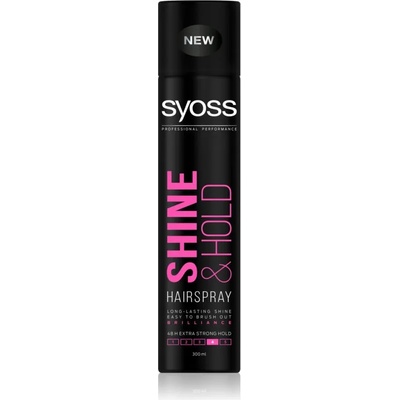 Syoss Shine & Hold лак за коса за блясък 300ml