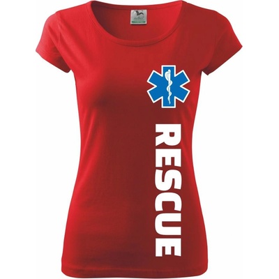 Rescue pre záchranárov Pure Dámské tričko Červená