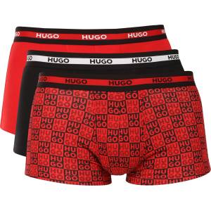 HUGO Комплект три - мъжки боксерки HUGO многоцветни HUGO | Cheren Cherven Mnogotsveten | МЪЖЕ | XL - zoot - 116,35 лв