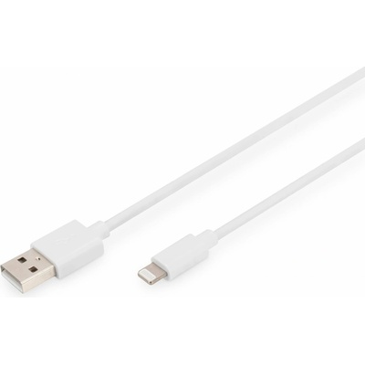 Digitus DB-600106-01 USB 2.0 USB-A zástrčka Apple Lightning konektor 1m bílý