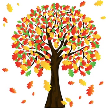 Image 1 of Milena Style Есенно дръвче - диамантен гоблен