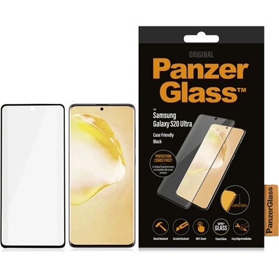 Panzer Стъклен протектор PanzerGlass за Samsung Galaxy S20 Ultra CaseFriendly - Черен, 117095