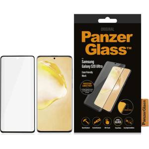 Panzer Стъклен протектор PanzerGlass за Samsung Galaxy S20 Ultra CaseFriendly - Черен