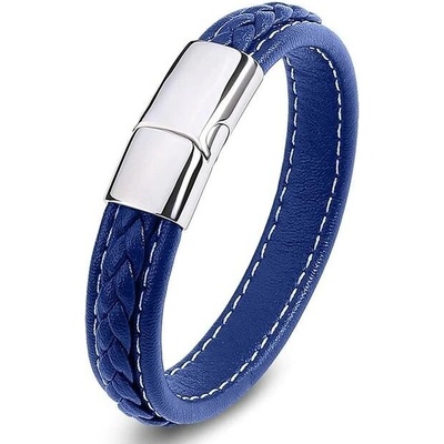 Naky pánský kožený Classic Blue N9016